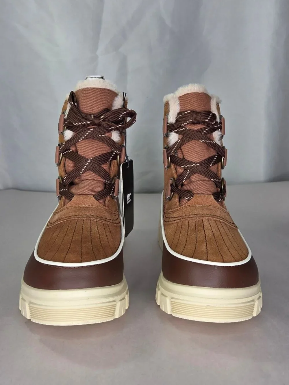 SOREL Tivoli V Waterproof Winter Boots - Velvet Tan/Tobacco, Size: 8
